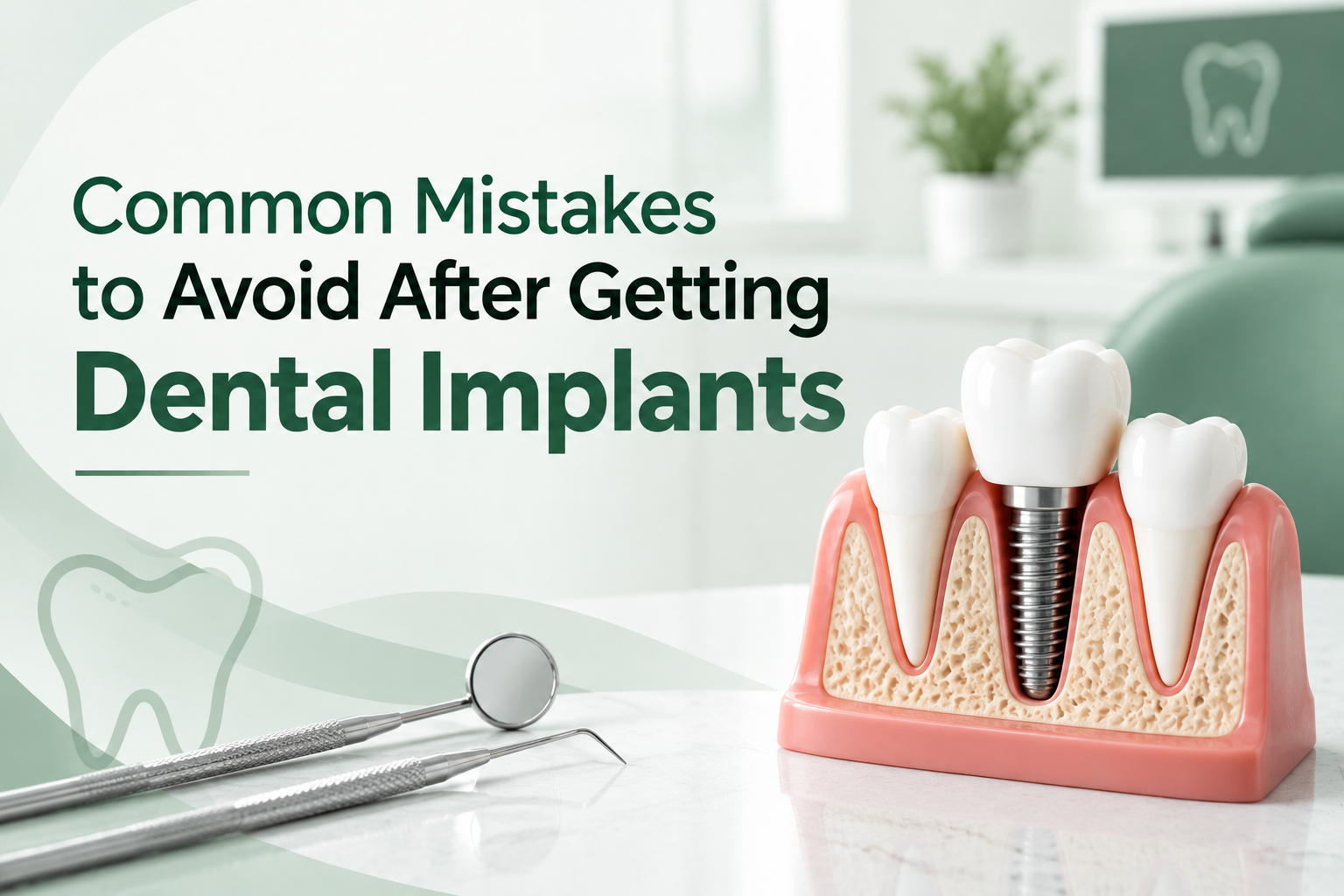 Common Mistakes to Avoid After Getting Dental Implants